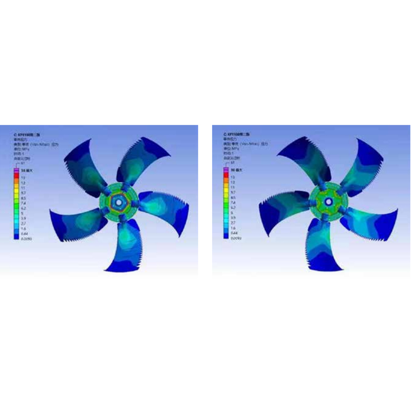 Ventilador axial extraordinário de alta eficiência e baixo ruído da série KF